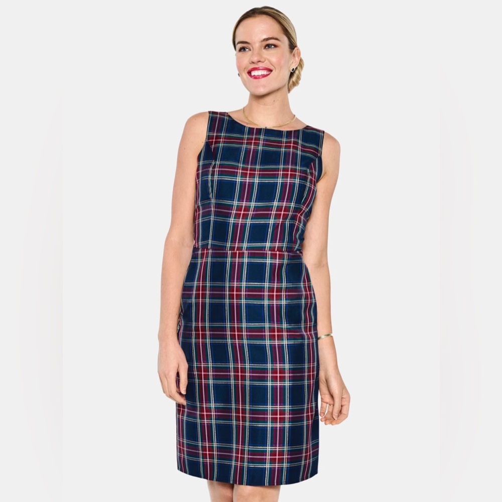 The Children’s Place
Womens Matching Family Plaid Satin A-Line Dress